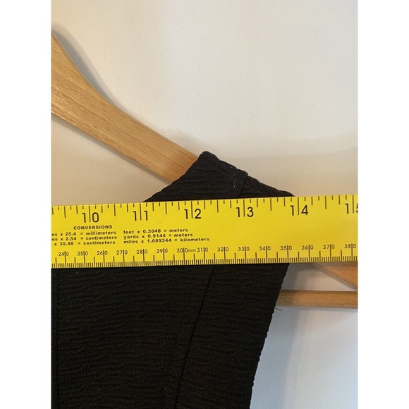 Just... Taylor Women‎ Black Casual Dress 8 Zipper Back Packable No Wrinkles - Picture 5 of 7